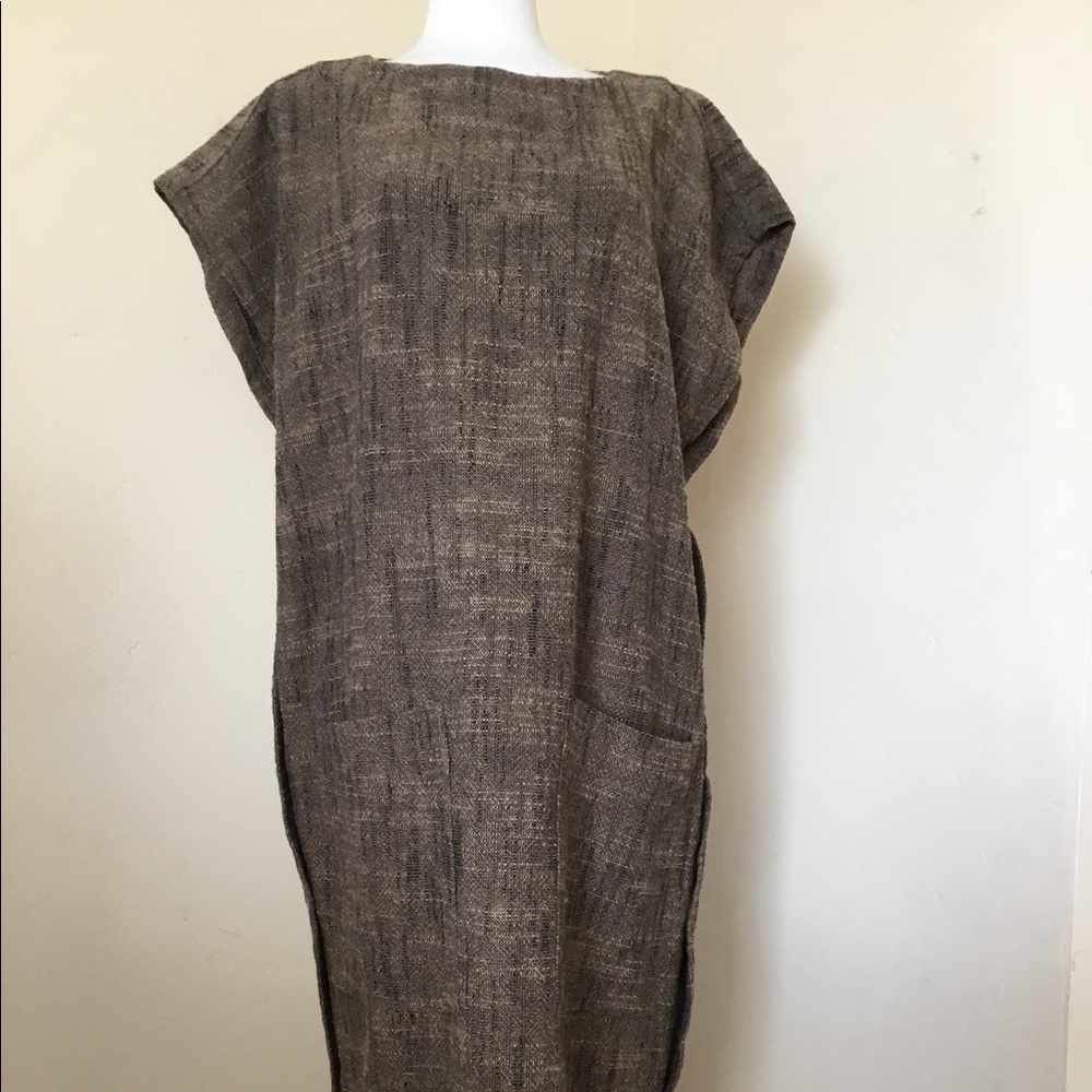 Plantation by Issey Miyake Dress Short Sleeve Size S NWT